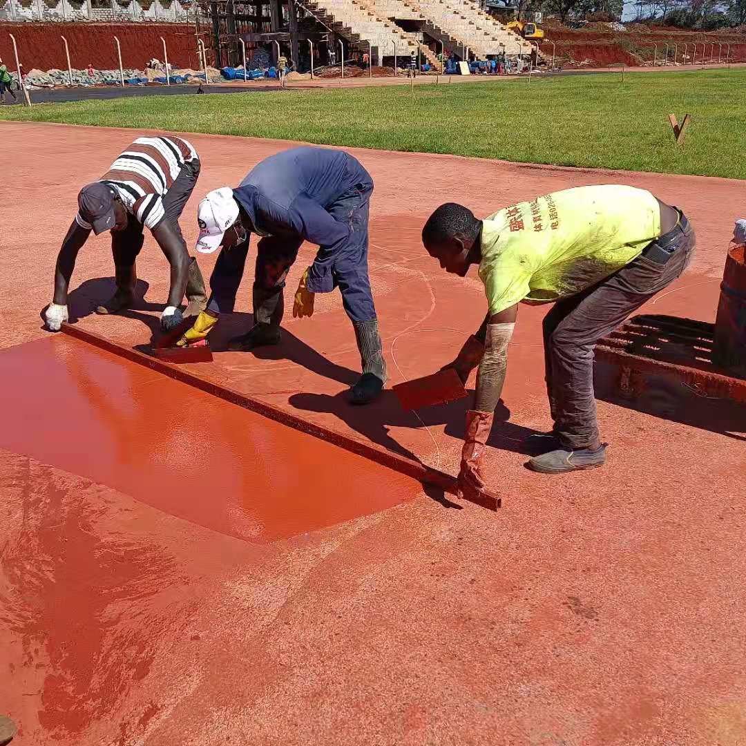 Mixed PU 13mm Sandwich System All Weather Running Track