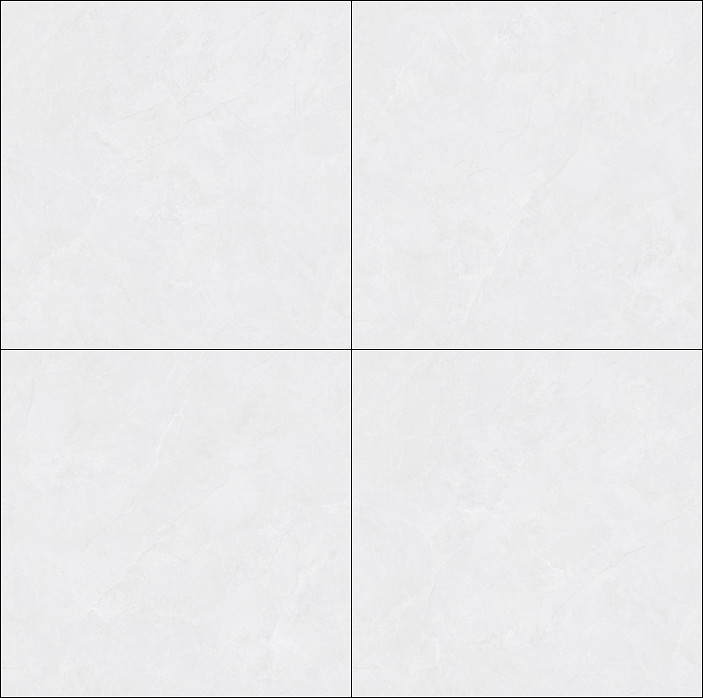 Waterproof 800x800mm Polished Glazed Porcelain Tiles Indoor Floor for Living Room Gray