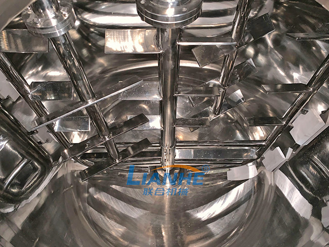 200L Sealed Cover Vacuum Homogenizer Mixing Heating Emulsifying Machine