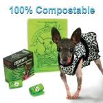100% Biodegradable Custom Products for Dogs Unscented Dog Poop Bags for Pet