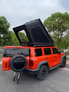China 2023 QUICK OPEN OUTDOOR ALUMINUM ROOF TOP TENT CUSTOMIZED TENT 2 PERSONS FOR FAMILY factory