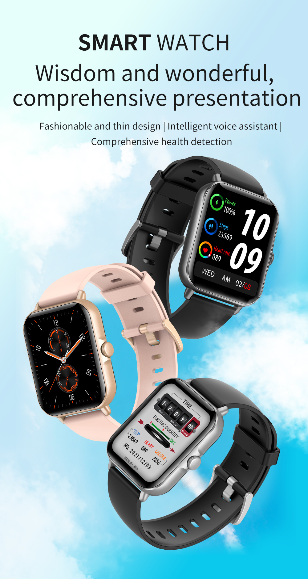 Global X Iaomi a Mazfit Gtz 3 Smart Watch 1.75′ ′ Amoled Display Amazfit Gts 3 Gts3 Gts-3 Zepp OS Smart Watch Alexa