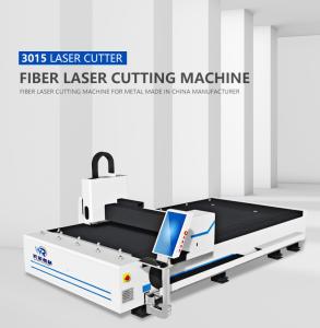 China 3000*1500mm 3000W IPG Fiber Laser Cutting Machine For Metal Signs Labels Crafts factory