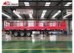 Cargo Stake Side Wall Semi Trailer 60T Heavy Duty Load