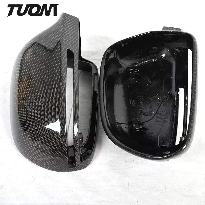 ABS Auto Side Mirror Covers Carbon Fiber Rearview Mirror Cover For Audi A6 C7