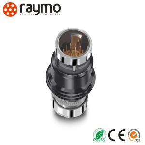 China Female Gender Circular Push Pull Connectors Gold Plated Contacts factory