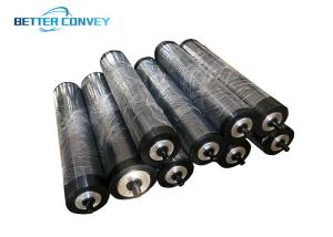 China Food Grade Rubberized Lagging Motorized Drum Conveyor Roller Motor factory