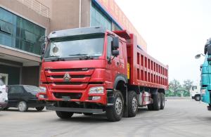 China Sino Howo Dump Truck 76 Flat Cabin 8*4 Tipper Truck 30-50 Tons Loading 12 Tires LHD＆RHD factory