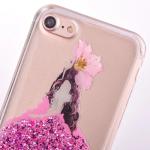 Soft TPU Glitter Mermaid Designing Back Cover Cell Phone Case For iPhone 7 6s