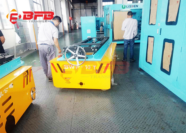 Electric Trackless Agv Battery Powered Trolley For Redar Guidance