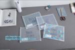 metallized film bottom loaded slider zipper packaging gloss finishing bag,