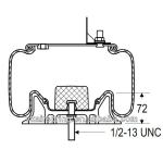 56917-1 56917-2 Hendrickson Trailer Air Bags W01-358-9335 Replacement Air