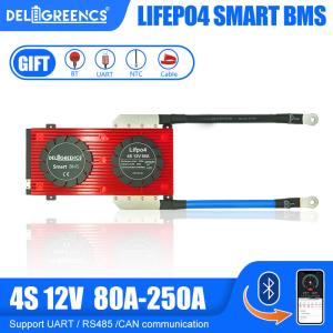China LiFePO4 Lithium Battery Management System BMS 4S 12V 80A 150A 250A factory