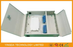 China Two Door single / multi mode Fiber Optic Termination Box Cold Rolled Steel Sheet Material factory