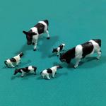 ABS plastic animals cows,horse and sheep Architectural model Animals for farm