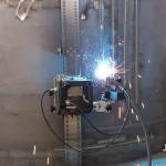 3500w Rated Capacity Tank Construction Carbon Steel Welder for Simple and Seam