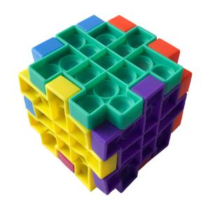 China 3D Children'S Educational Toy Poppit Infinity Cube Fidget Toy Customized Color factory