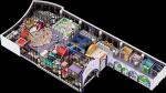 Multi Functional Inside Playground Equipment 810 Squares Mall Play Area