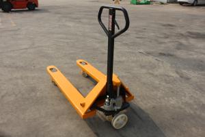 China Low Profile Electric Pallet Jack With Brake System Rough Terrain Truck factory