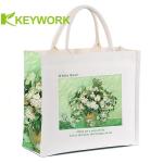 Canvas Women Handbag Unbleached Grocery Tote Bag Simple Shopping Bag