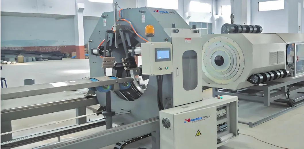 High Speed HDPE Double Wall Corrugated Pipe Making Machine