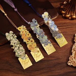 China Kids Custom Metal Bookmarks Personalized Stamping With Quotes factory