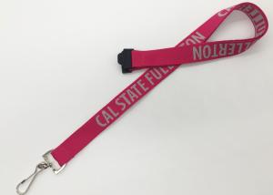 China Silk Screen Printing Fashionable Custom Woven Lanyards For Exhibition / Event factory