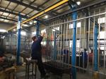 Customized Black Zinc Steel Metal Garrison Fence Panels Maintenance Free