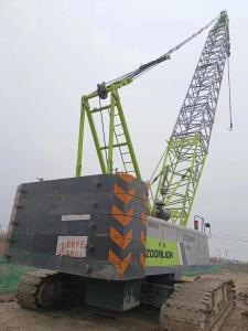 China 85 Tons Telescopic Crawler Crane Maximum Lifting Weight 16t Two Arm Crane Jib factory