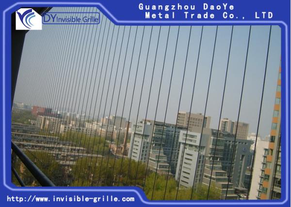 Robust Aluminum Frames Openable Invisible Grille 316 Stainless Steel Nylon