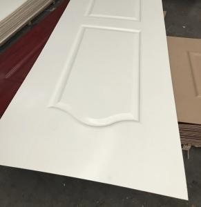 China White Primer HDF Moulded Door Skin / Soundproof Door Skins For Interior Doors on sale