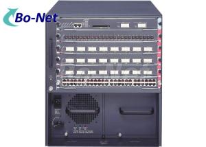 China 6 Slot Chassis Catalyst 6500 Series12RU Cisco Gigabit Switch factory