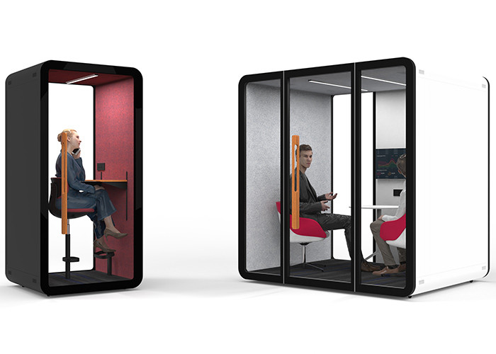 S M Size Office Phone Booths movable Acoustic Sound Booth For 1 Person