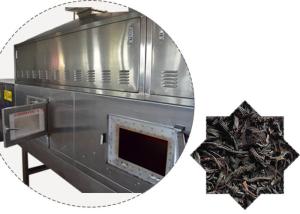 China Tea Processing Microwave Drying Equipment , 60kw Food Dryers Dehydrators factory
