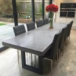 Durable Large Concrete Tables for Outdoor Dinning Concrete grc Table Sets For