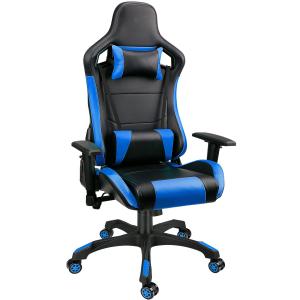 China Customized Color Computer Office Gaming Chair High Back PU Leather Swivel Racing Style factory