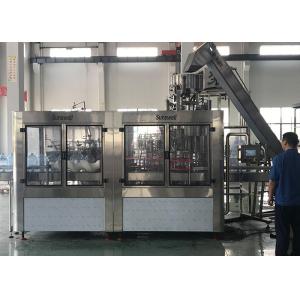 ISO Water Filling Machines With Rinsing Capping , Water Bottling Equipment