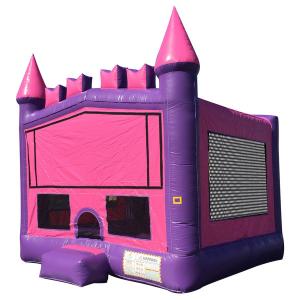 China Pink 13 Foot Pricess Inflatable Bouncer Kids Inflatable Trampolines factory