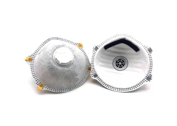 Customized Logo Carbon Filter Dust Mask , Activated Charcoal Dust Mask Gray