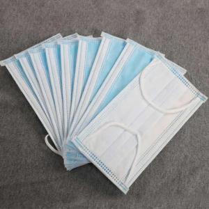 China Personal Safety 3 Ply Non Woven Face Mask For Covid-19 Virus Protection factory