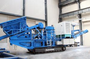 China Feeding 260mm 150t/H Minerals Aggregates Mobile Cone Crusher factory