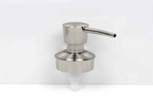 China Mason Jar Lotion Dispenser Pump Top , Clip Lock Stainless Steel Lotion Pump factory
