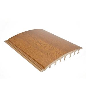 China Cover Laminating WPC Weatherboard Cladding Panel for Prefabricated Exterior Wall Facade factory