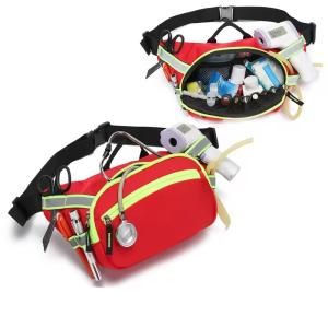 China Waterproof Multifunctional Portable Emergency Nylon First Aid Medical Waist Bag For Athletes factory