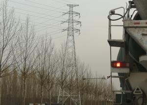 China 230kv Power Transmission Line Lattice Steel Towers Pylon Low Alloy Structure factory