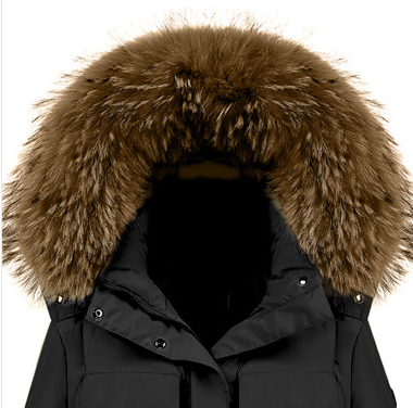 Winter cheap long slim fit duck down feather jacket women