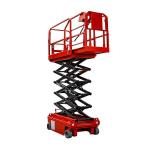 Red Self Propelled Scissor Lift 450kg Mobile Man Lift 10m Height