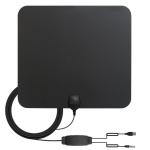 ABS Panel Indoor HDTV Antenna with Smartpass Amplifier and Built-In 4G LTE