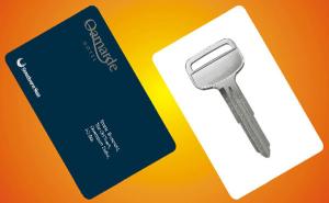 China Custom Plastic Hotel Key Cards , RFID Chip Access Id Card Original Design factory