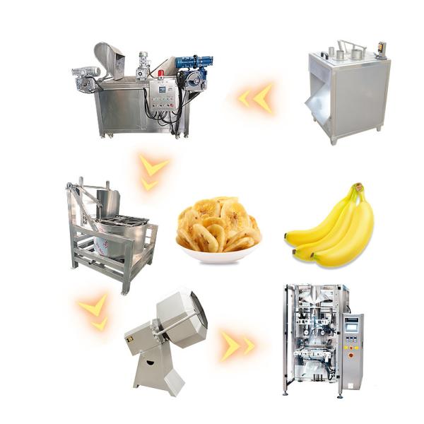 100-2000Kg/Hour Capacity Joyshine Banana Chip Making Machine For Snack Food